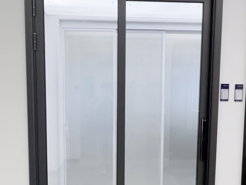 Slide-and-Swing Door