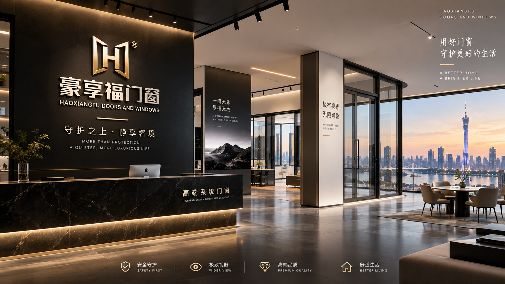 Haoxiangfu Doors & Windows showroom